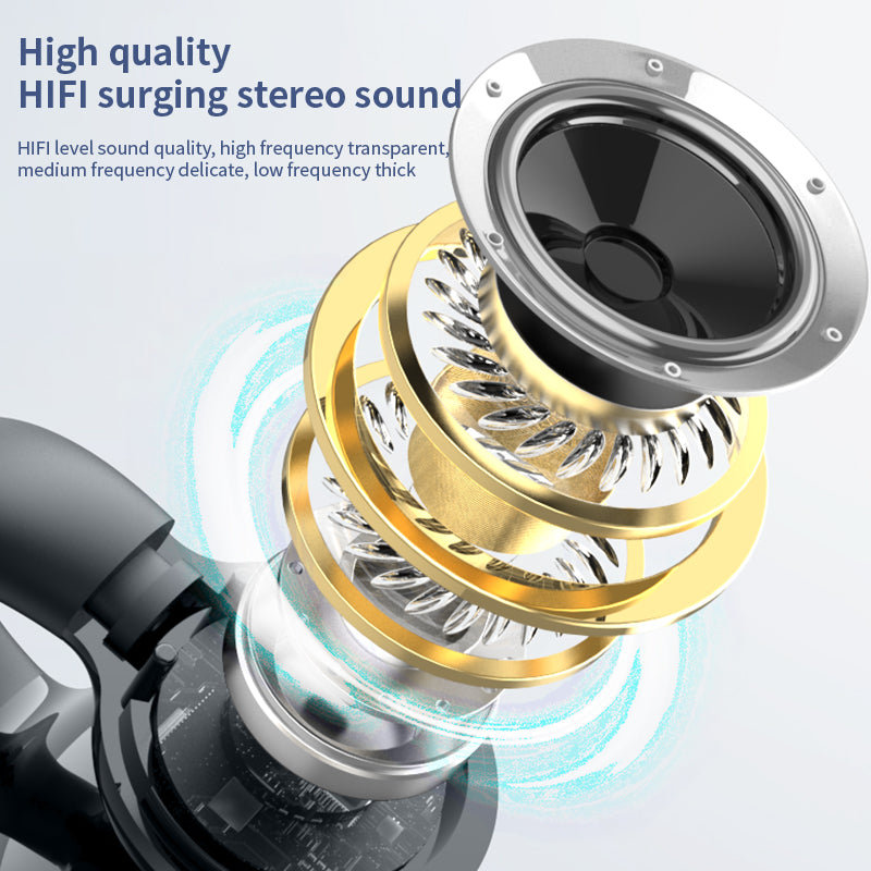 YX09 Clip-On Single Ear Bluetooth Headset Stereo Business Style Wireless Headphones YX09 Clip-On Single Ear Bluetooth Headset Stereo Business Style Wireless Headphones